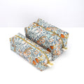 Quilted Cosmetic Case - Morris & Co. Autumn Lily