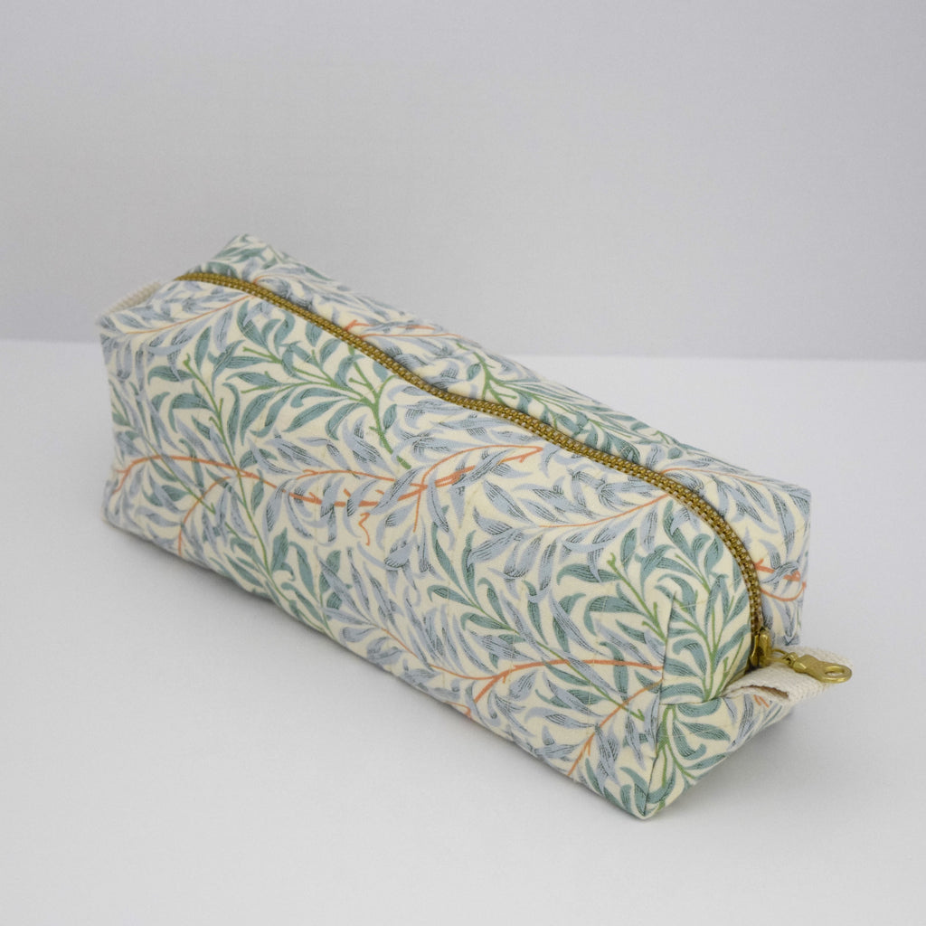 Quilted Cosmetic Case - William Morris Willow Bough